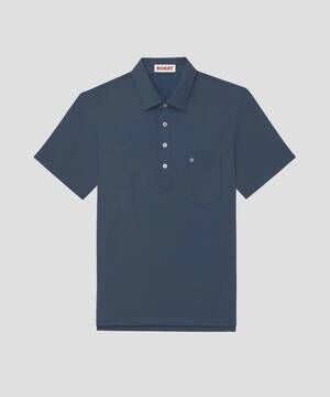 NEW BOAST men's performance club polo in varsity blue